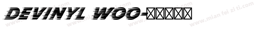 Devinyl W00字体转换